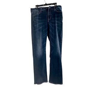 American Eagle Mens Original Boot Jeans Active Flex Blue Denim 33 x 34